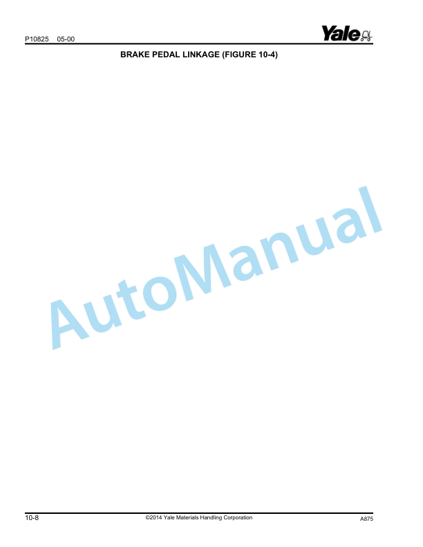 Yale A875 GDP-GLP20-30RF-TF Parts Manual 524157798 DE 2 Yale A875 GDP-GLP20-30RF-TF Parts Manual 524157798 DE - Image 2