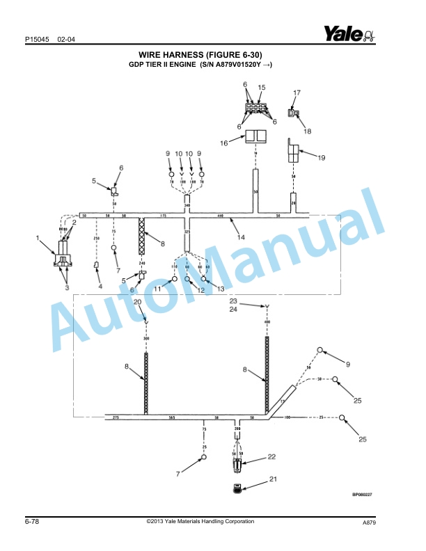 Yale A879 GC-GDC-GLC135-155CA Parts Manual 524163159 2 Yale A879 GC-GDC-GLC135-155CA Parts Manual 524163159 - Image 2
