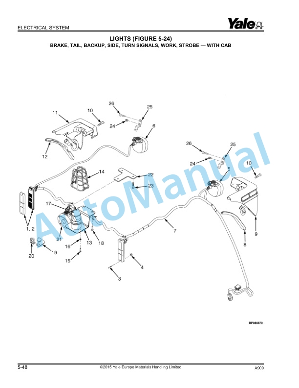 Yale A909 GDP80-90VX, GDP80VX9 Parts Manual 550000864 ITA 2 Yale A909 GDP80-90VX, GDP80VX9 Parts Manual 550000864 ITA - Image 2