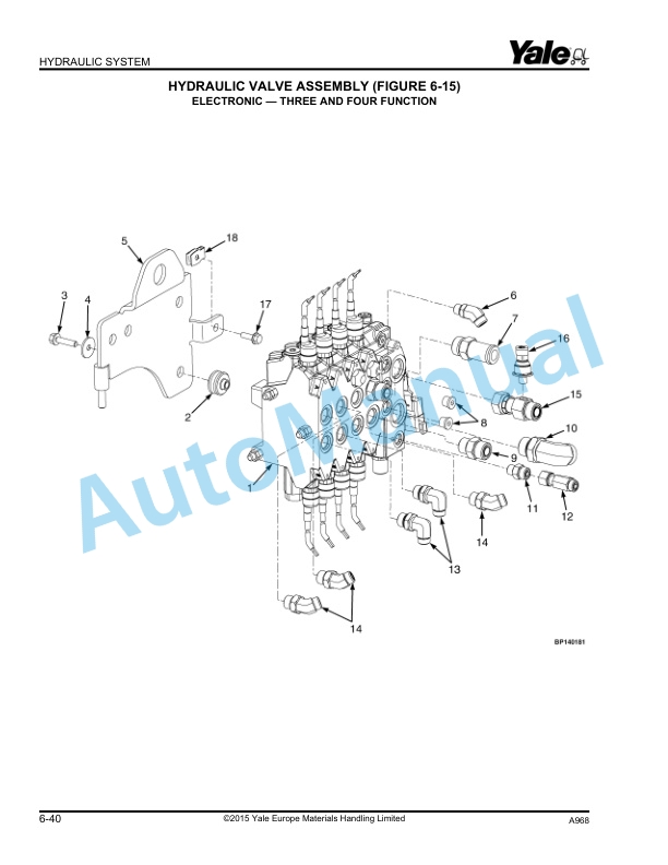 Yale A968 ERC22VG, ERC25VG, ERC30VG, ERC32VG, ERC35VG Parts Manual 524319464 2 Yale A968 ERC22VG, ERC25VG, ERC30VG, ERC32VG, ERC35VG Parts Manual 524319464 - Image 2