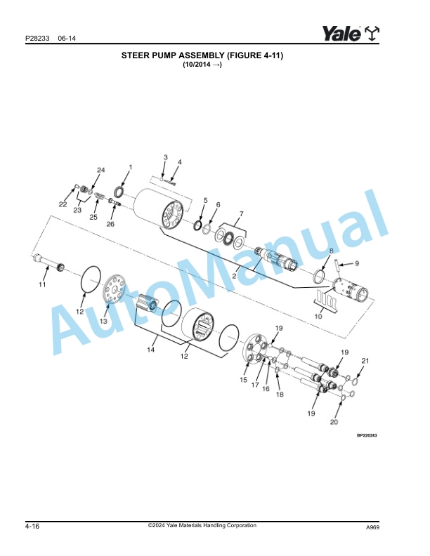 Yale A969 ERC030VA, ERC35VA, ERC040VA Parts Manual 550025805 2 Yale A969 ERC030VA, ERC35VA, ERC040VA Parts Manual 550025805 - Image 2