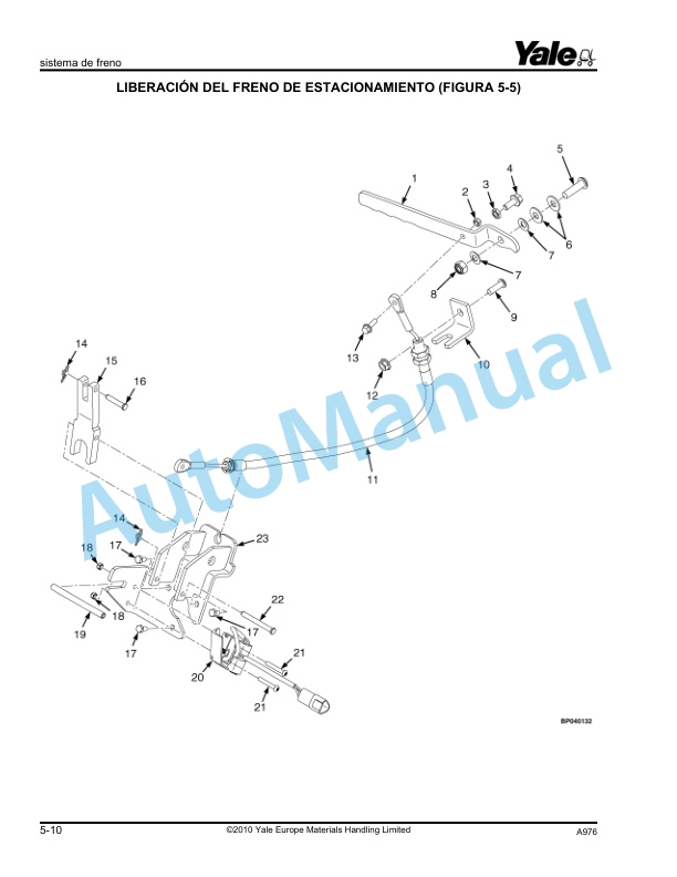 Yale A976 ERP22VL, 25VL, 30V, 35VL Parts Manual 524319748 SP 2 Yale A976 ERP22VL, 25VL, 30V, 35VL Parts Manual 524319748 SP - Image 2