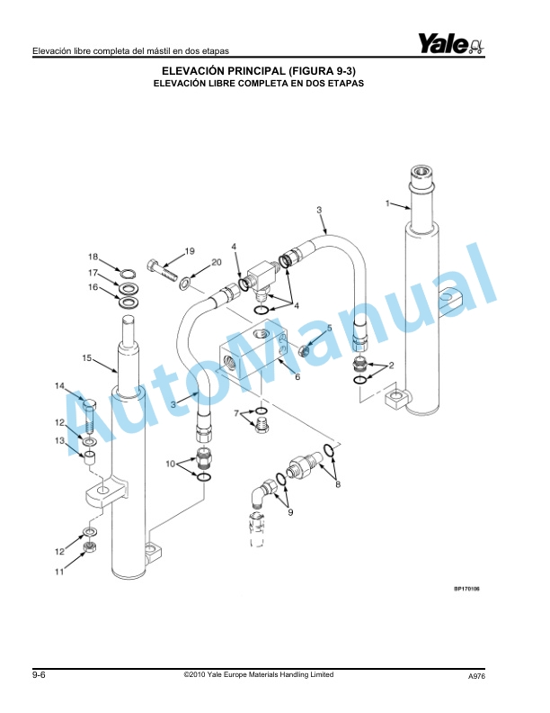Yale A976 ERP22VL, 25VL, 30V, 35VL Parts Manual 524319748 SP 4 Yale A976 ERP22VL, 25VL, 30V, 35VL Parts Manual 524319748 SP - Image 4