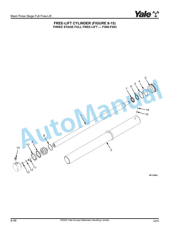 Yale A976 ERP22VL, 25VL, 30VL, 35VL Parts Manual 524319745 3 Yale A976 ERP22VL, 25VL, 30VL, 35VL Parts Manual 524319745 - Image 3