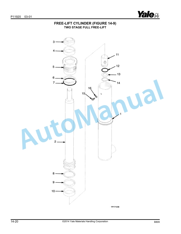 Yale B809 GC-GLC030-040AF Parts Manual 524144908 5 Yale B809 GC-GLC030-040AF Parts Manual 524144908 - Image 5
