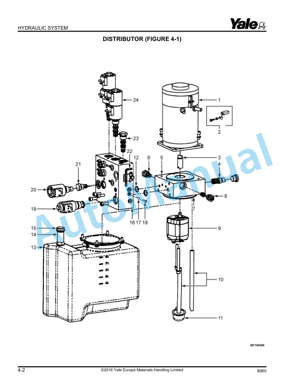Yale B860 MC10, MC12, MC15 Parts Manual 524264861 2 Yale B860 MC10, MC12, MC15 Parts Manual 524264861 - Image 2