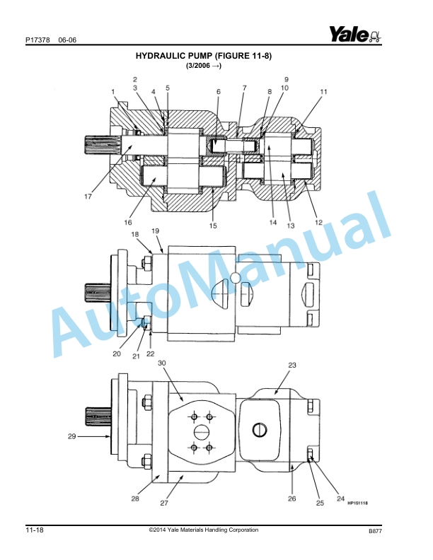 Yale B877 GDP300-360EB Parts Manual 524149353 4 Yale B877 GDP300-360EB Parts Manual 524149353 - Image 4
