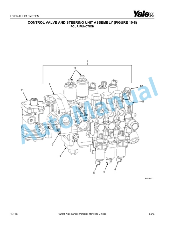 Yale B909 GLP-GDP80VX, GLP-GDP80VX9, GLP-GDP90VX Parts Manual 550055761 4 Yale B909 GLP-GDP80VX, GLP-GDP80VX9, GLP-GDP90VX Parts Manual 550055761 - Image 4