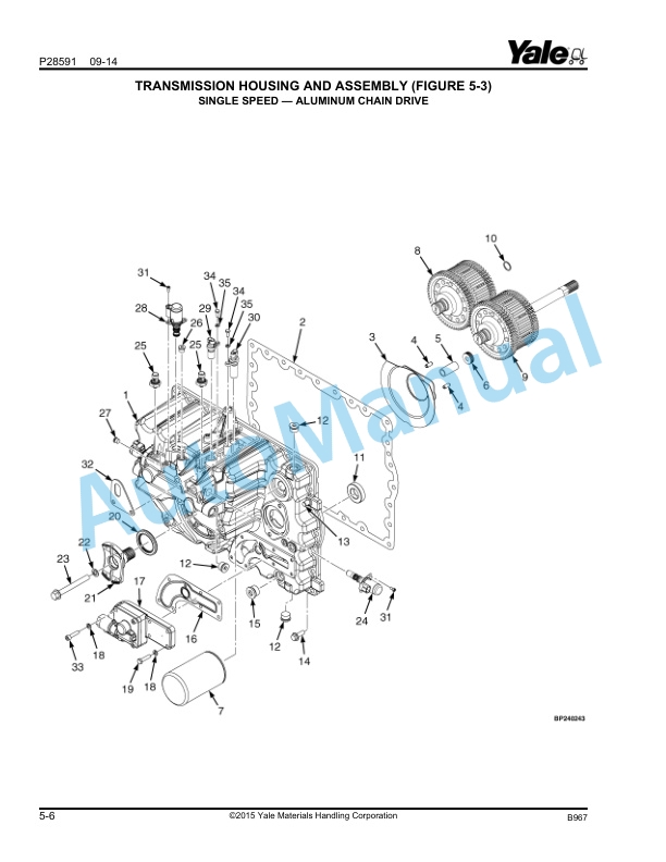 Yale B967 GLC050LX Parts Manual 550109104 2 Yale B967 GLC050LX Parts Manual 550109104 - Image 2