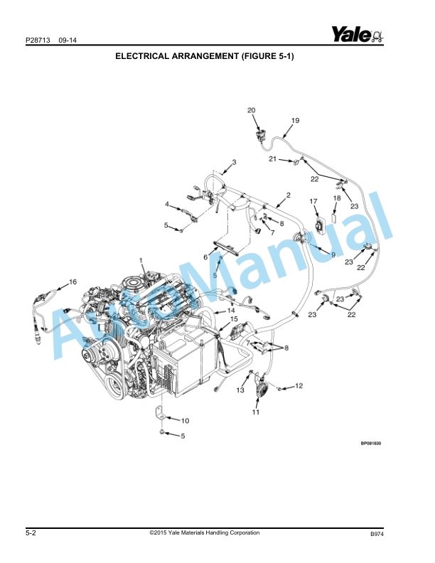 Yale B974 GLP050LX, GDP50LX Parts Manual 550109177 2 Yale B974 GLP050LX, GDP50LX Parts Manual 550109177 - Image 2