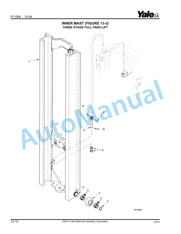 Yale C813 GDP-GLP35-55LJ-MJ Parts Manual 524150877 DE 3 Yale C813 GDP-GLP35-55LJ-MJ Parts Manual 524150877 DE - Image 3