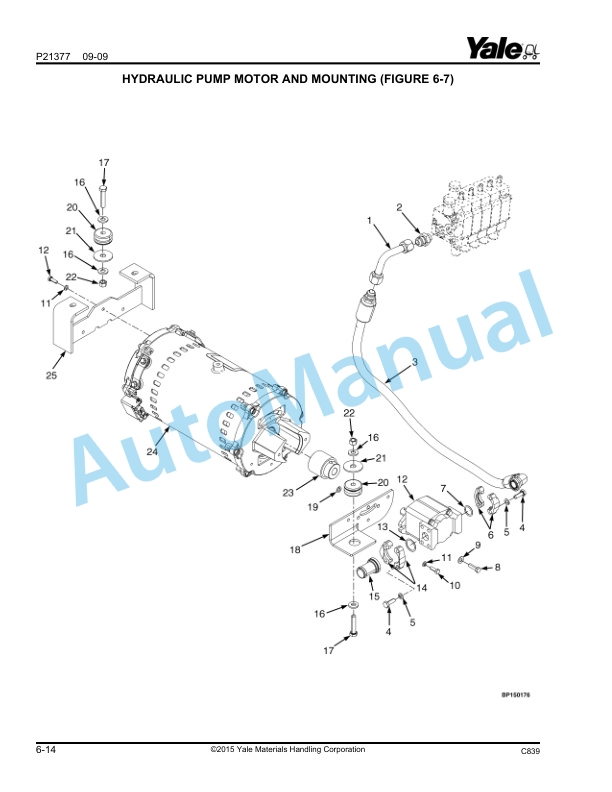 Yale C839 ERC070HH, ERC080HH, ERC100HH, ERC120HH Parts Manual 524272291 2 Yale C839 ERC070HH, ERC080HH, ERC100HH, ERC120HH Parts Manual 524272291 - Image 2