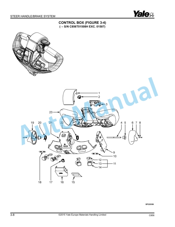 Yale C856 MP25HD, MP30HD Parts Manual 524187172 2 Yale C856 MP25HD, MP30HD Parts Manual 524187172 - Image 2