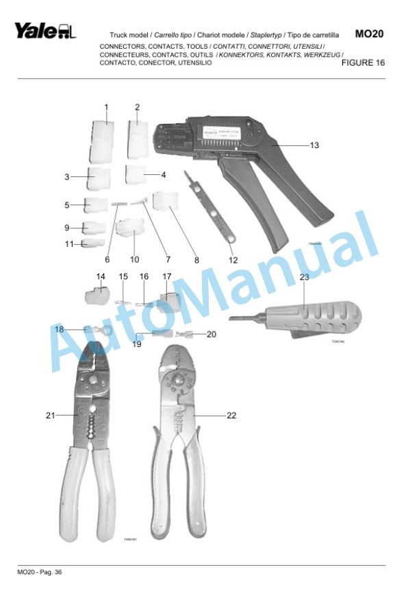 Yale C857 MO20 Parts Manual 524170129 2 Yale C857 MO20 Parts Manual 524170129-2