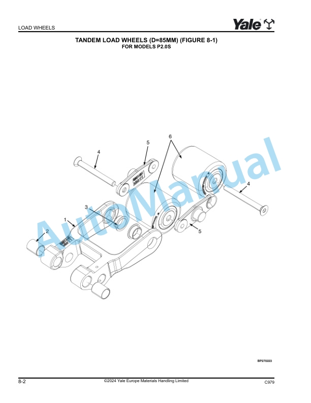 Yale C979 MP20XV Parts Manual 00530362 4 Yale C979 MP20XV Parts Manual 00530362 - Image 4