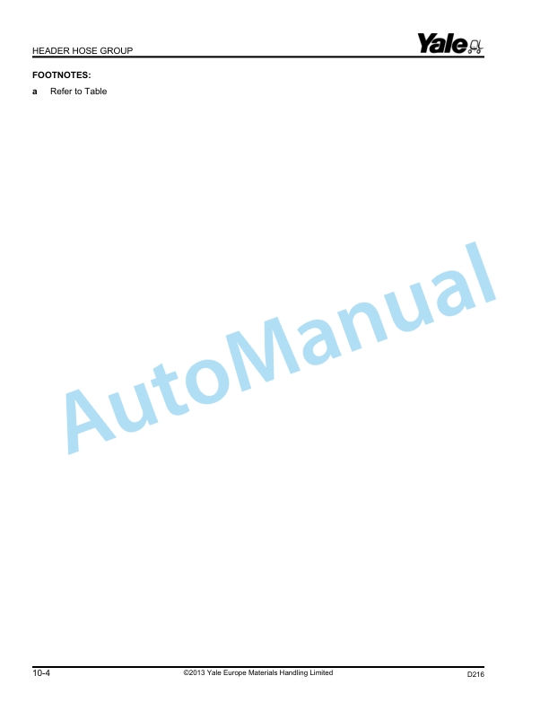 Yale D216 ERP20-30ALF Parts Manual 524183090 5 Yale D216 ERP20-30ALF Parts Manual 524183090 - Image 5