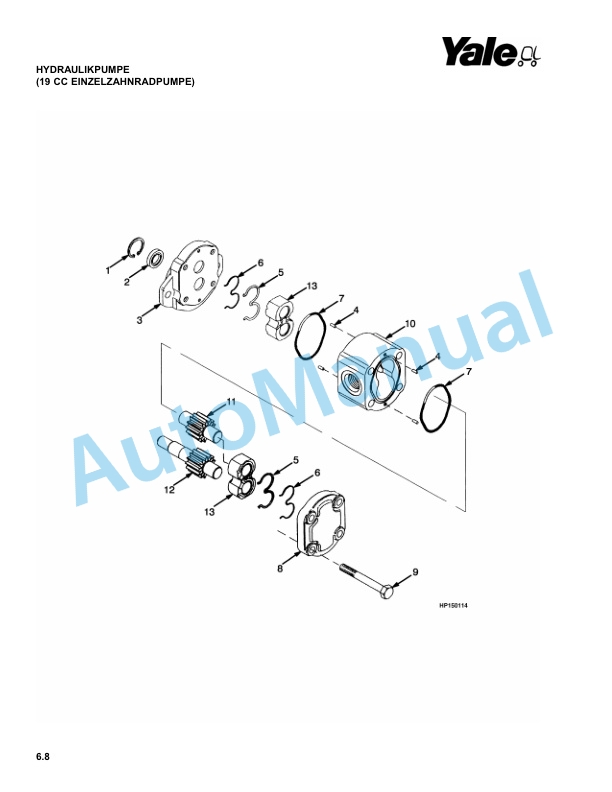 Yale D216 ERP20-30ALF Parts Manual 524183104 DE 2 Yale D216 ERP20-30ALF Parts Manual 524183104 DE - Image 2