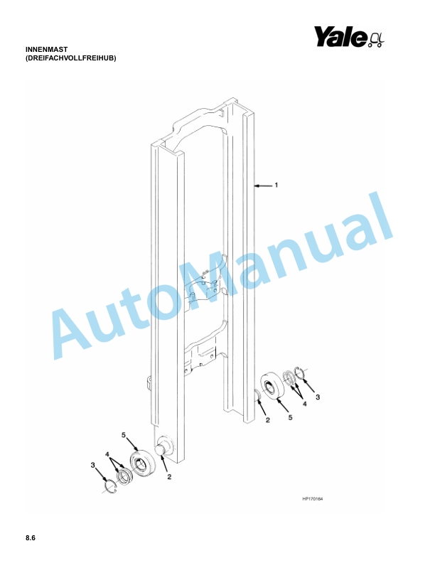 Yale D216 ERP20-30ALF Parts Manual 524183104 DE 3 Yale D216 ERP20-30ALF Parts Manual 524183104 DE - Image 3