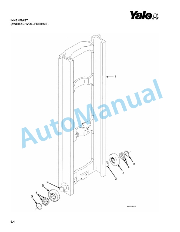 Yale D216 ERP20-30ALF Parts Manual 524183104 DE 4 Yale D216 ERP20-30ALF Parts Manual 524183104 DE - Image 4