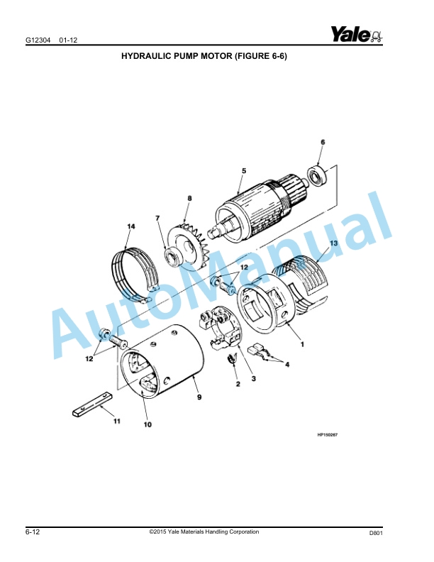Yale D801 OS030EF 3000 lb. Capacity Parts Manual 550035946 3 Yale D801 OS030EF 3000 lb. Capacity Parts Manual 550035946 - Image 3