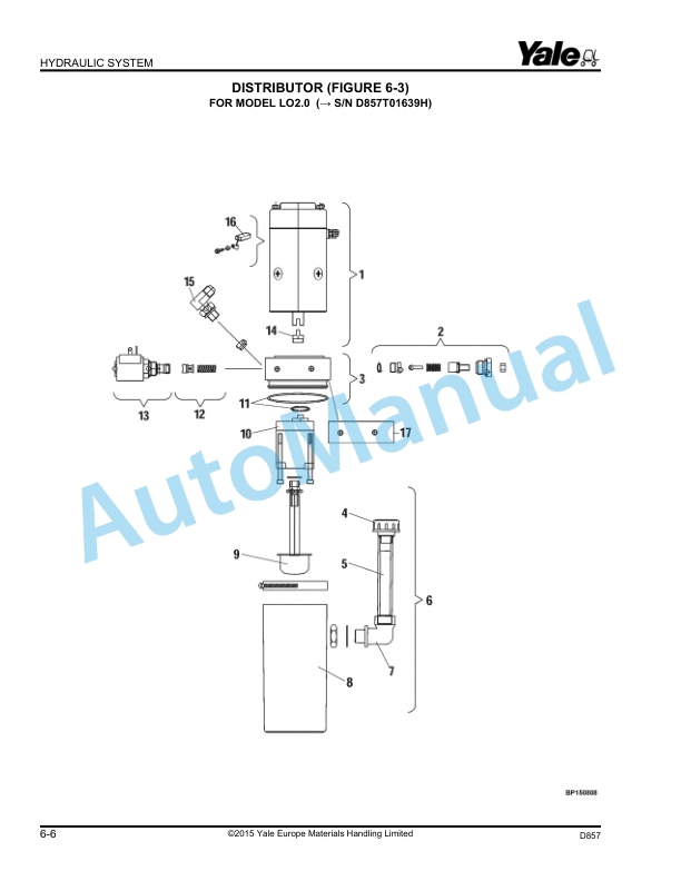 Yale D857 MO20, MO20S Parts Manual 524329971 3 Yale D857 MO20, MO20S Parts Manual 524329971 - Image 3
