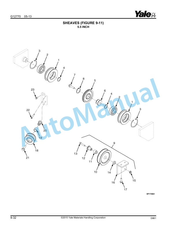 Yale D861 NDR035EB, NR045EB Parts Manual 550073165 4 Yale D861 NDR035EB, NR045EB Parts Manual 550073165 - Image 4