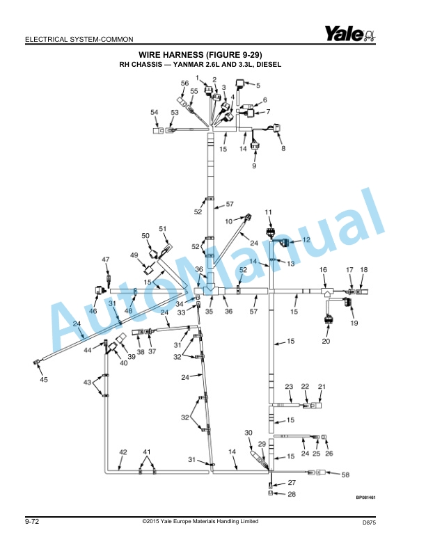Yale D875 GLP-GDP20VX, GLP-GDP25VXP, GLP-GDP30VX, GLP-GDP35VX Parts Manual 550109078 2 Yale D875 GLP-GDP20VX, GLP-GDP25VXP, GLP-GDP30VX, GLP-GDP35VX Parts Manual 550109078 - Image 2