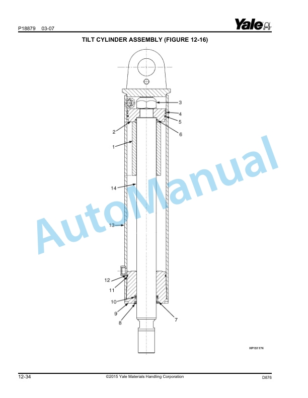 Yale D876 GDP170-280DB, GLP170-280DB Parts Manual 524295468 5 Yale D876 GDP170-280DB, GLP170-280DB Parts Manual 524295468 - Image 5