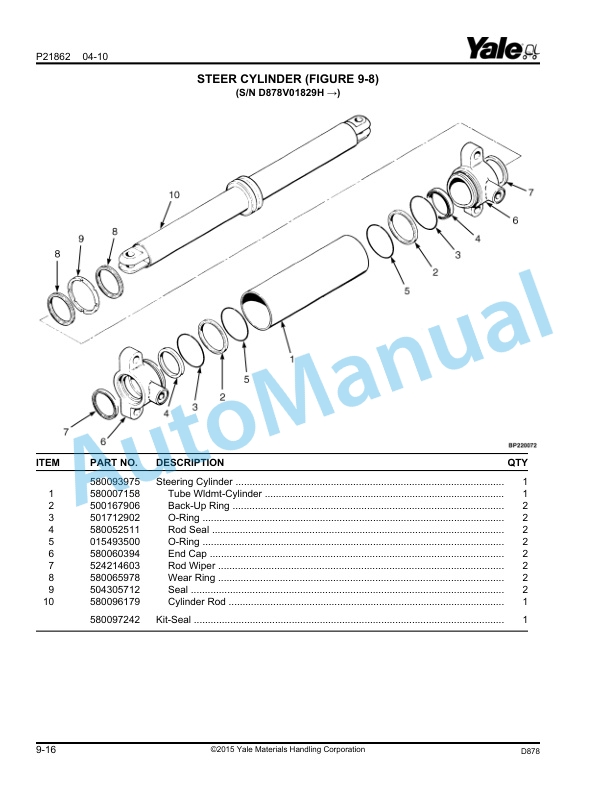 Yale D878 GP-GLP-GDP135 VX, GP-GLP-GDP155VX Parts Manual 524329200 3 Yale D878 GP-GLP-GDP135 VX, GP-GLP-GDP155VX Parts Manual 524329200 - Image 3