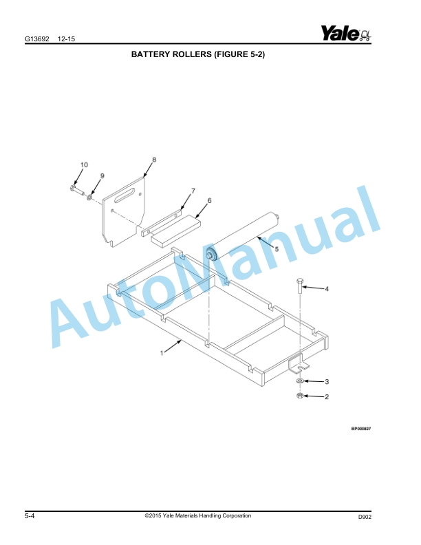Yale D902 MTR005-F Parts Manual 550142683 5 Yale D902 MTR005-F Parts Manual 550142683 - Image 5