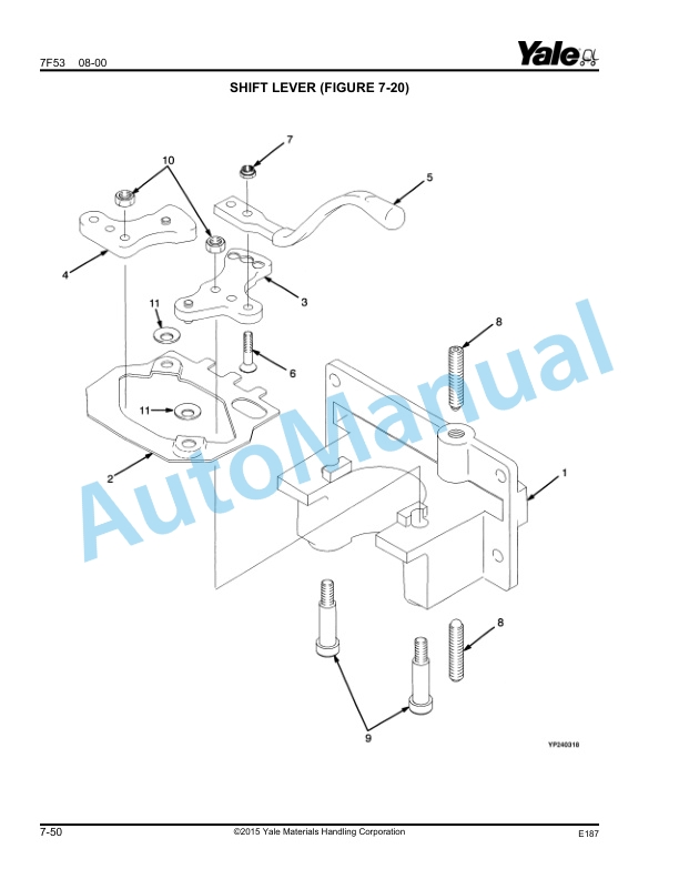 Yale E187 GC-GLC050-065TG Parts Manual 520371713 2 Yale E187 GC-GLC050-065TG Parts Manual 520371713 - Image 2