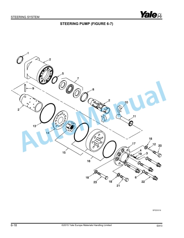 Yale E813 GDP-GLP35-40LJ, GDP-GLP45-55MJ Parts Manual 524208464 2 Yale E813 GDP-GLP35-40LJ, GDP-GLP45-55MJ Parts Manual 524208464 - Image 2