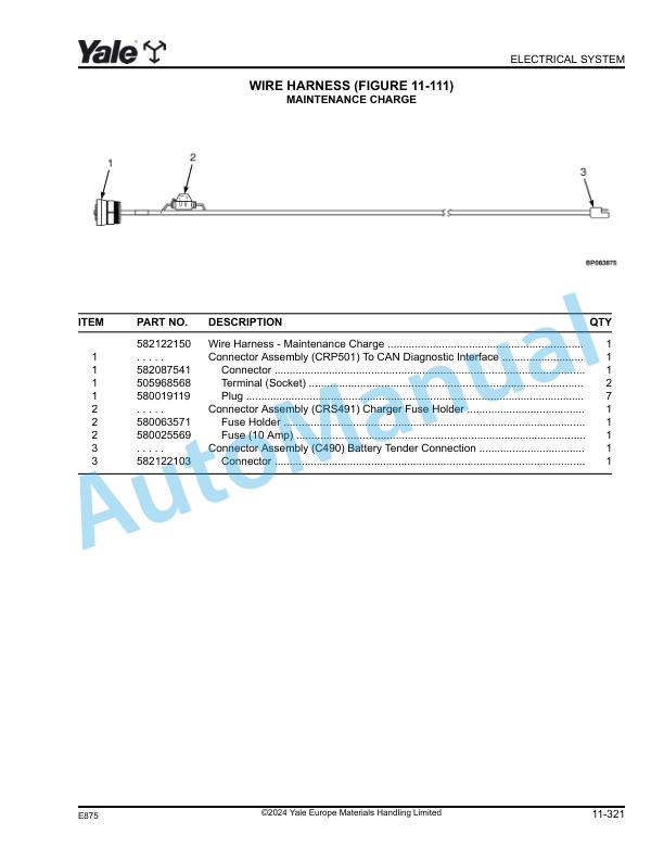 Yale E875 GLP-GDP-GTP2.0N-2.5N-2.5N6-3.0N-3.5N Parts Manual 550232078 2 Yale E875 GLP-GDP-GTP2.0N-2.5N-2.5N6-3.0N-3.5N Parts Manual 550232078 - Image 2