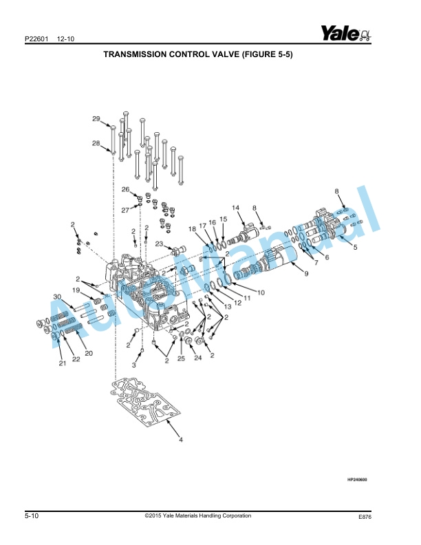 Yale E876 GDP190DC, GDP210DC, GDP230DC, GDP230DCS, GDP250DC, GDP280DC Parts Manual 550035621 2 Yale E876 GDP190DC, GDP210DC, GDP230DC, GDP230DCS, GDP250DC, GDP280DC Parts Manual 550035621 - Image 2