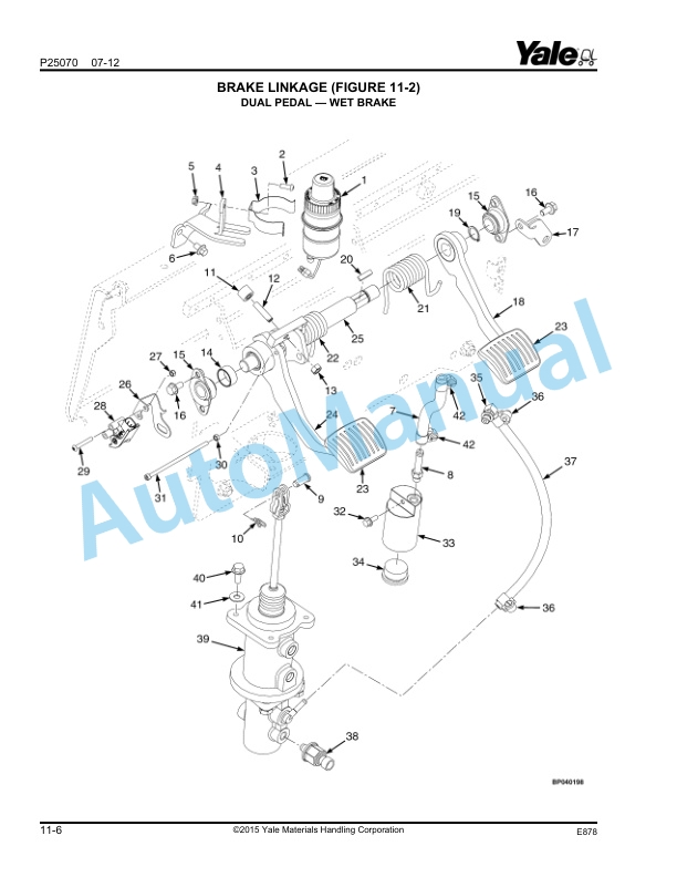 Yale E878 GP-GLP-GDP135VX, GP-GLP-GDP155VX Parts Manual 550055262 3 Yale E878 GP-GLP-GDP135VX, GP-GLP-GDP155VX Parts Manual 550055262 - Image 3