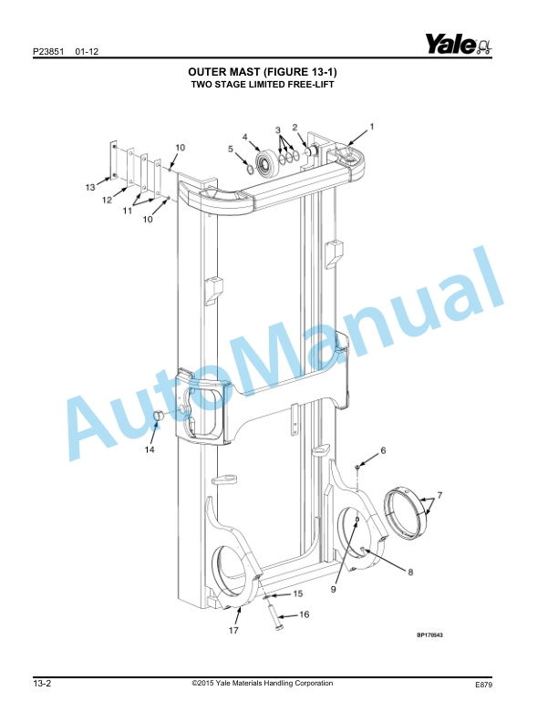 Yale E879 GC-GLC-GDC135VX-155VX Parts Manual 550048575 4 Yale E879 GC-GLC-GDC135VX-155VX Parts Manual 550048575 - Image 4