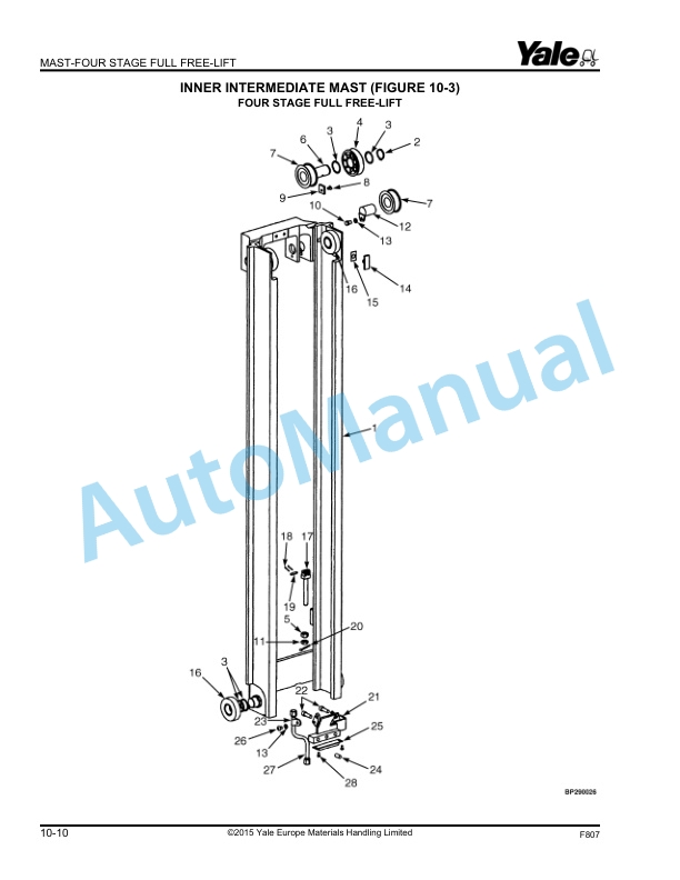 Yale F807 ERP1.6-1.8-2.0ATF Parts Manual 524205797 4 Yale F807 ERP1.6-1.8-2.0ATF Parts Manual 524205797 - Image 4