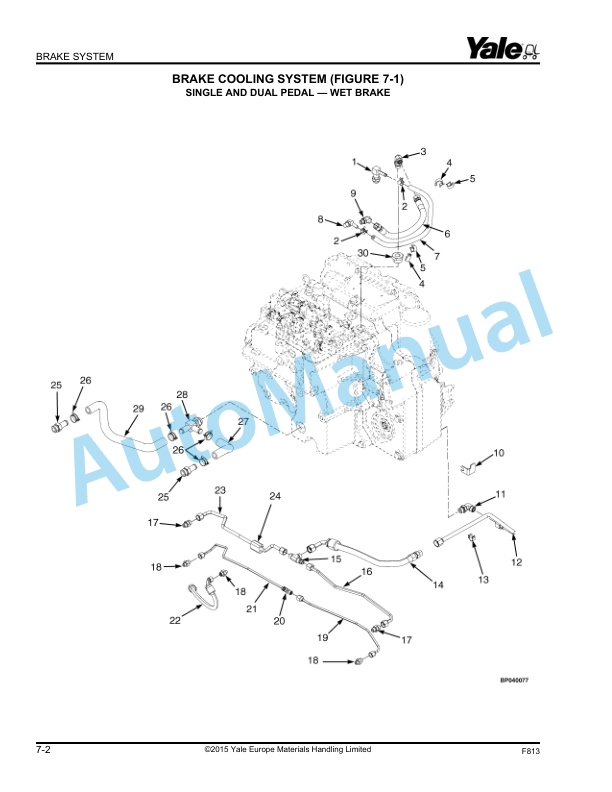 Yale F813 GLP-GDP 40VX5, 40VX6, GLP-GDP 45SVX5, 45VX6, 50VX, 55VX Parts Manual 524271543 2 Yale F813 GLP-GDP 40VX5, 40VX6, GLP-GDP 45SVX5, 45VX6, 50VX, 55VX Parts Manual 524271543 - Image 2