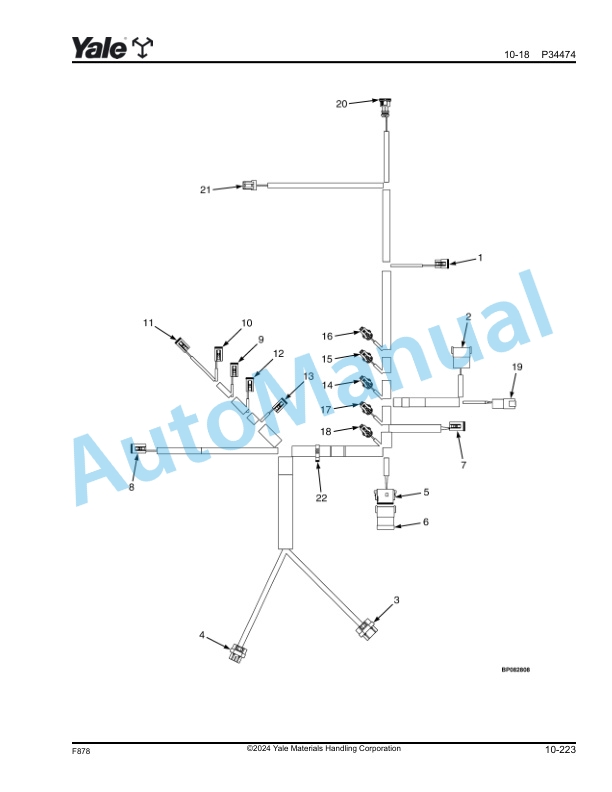 Yale F878 GP-GLP-GDP135-155VX Parts Manual 550131829 3 Yale F878 GP-GLP-GDP135-155VX Parts Manual 550131829 - Image 3