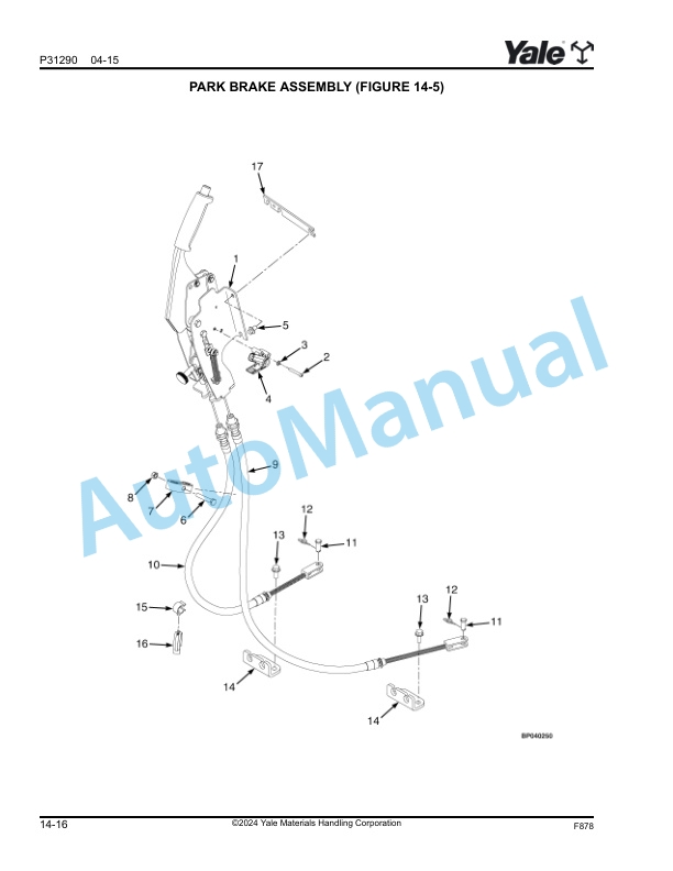 Yale F878 GP-GLP-GDP135-155VX Parts Manual 550131829 4 Yale F878 GP-GLP-GDP135-155VX Parts Manual 550131829 - Image 4