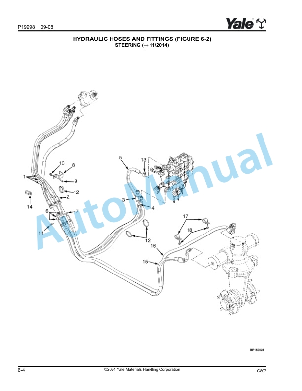 Yale G807 ERP030VT, ERP035VT, ERP040VT Parts Manual 524308693 2 Yale G807 ERP030VT, ERP035VT, ERP040VT Parts Manual 524308693 - Image 2