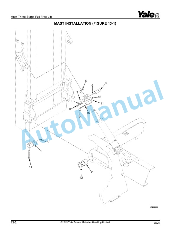 Yale G876 GDP80DC, GDP90DC, GDP100DC, GDP100DCS, GDP120DC Parts Manual 550123384 5 Yale G876 GDP80DC, GDP90DC, GDP100DC, GDP100DCS, GDP120DC Parts Manual 550123384 - Image 5
