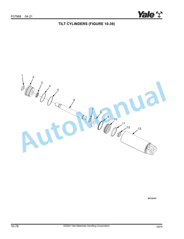 Yale G879 GC135VX, GC155VX Parts Manual 550256270 4 Yale G879 GC135VX, GC155VX Parts Manual 550256270 - Image 4