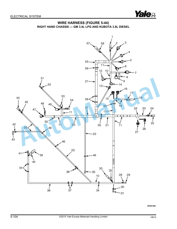 Yale H813 GLP-GDP40VX5, 40VX6, 45VX6, 45SVX5, 50VX, 55VX Parts Manual 550048586 2 Yale H813 GLP-GDP40VX5, 40VX6, 45VX6, 45SVX5, 50VX, 55VX Parts Manual 550048586 - Image 2