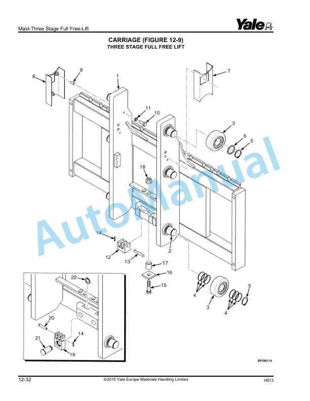 Yale H813 GLP-GDP40VX5, 40VX6, 45VX6, 45SVX5, 50VX, 55VX Parts Manual 550048586 5 Yale H813 GLP-GDP40VX5, 40VX6, 45VX6, 45SVX5, 50VX, 55VX Parts Manual 550048586 - Image 5