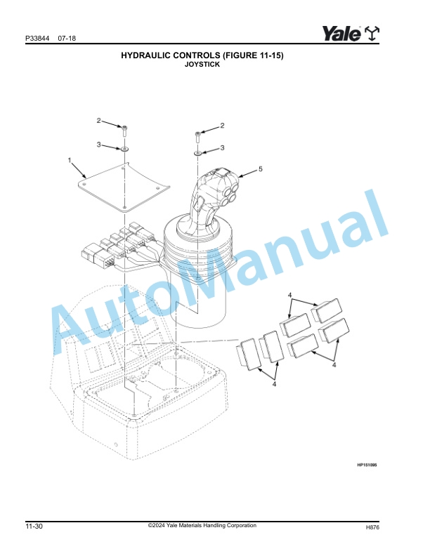 Yale H876 GDP190DC, GDP210DC, GDP230DC, GDP230DCS, GDP250DC, GD280DC Parts Manual 550197380 3 Yale H876 GDP190DC, GDP210DC, GDP230DC, GDP230DCS, GDP250DC, GD280DC Parts Manual 550197380 - Image 3