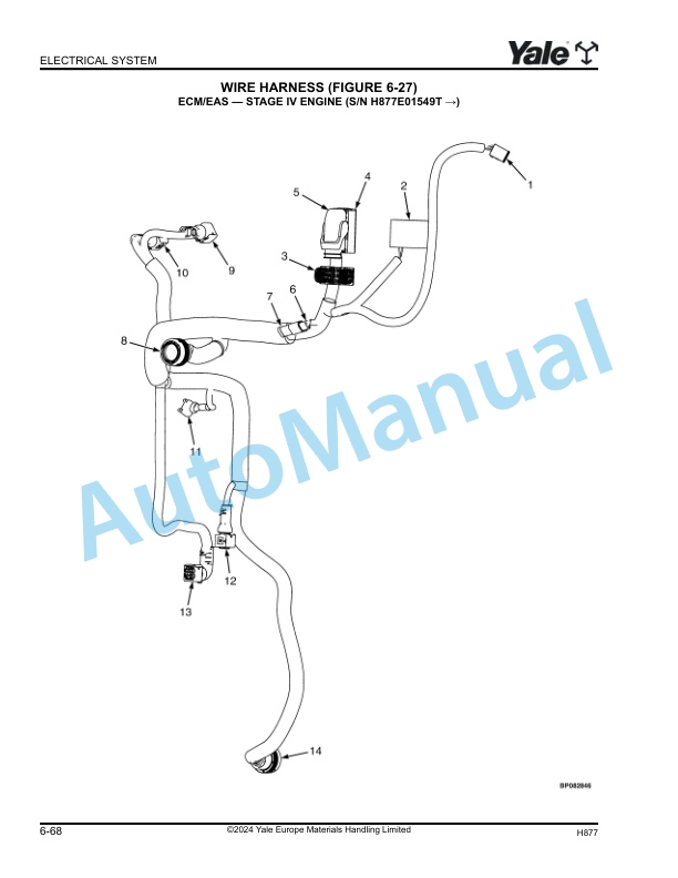 Yale H877 GDP130EC, GDP140EC, GDP160EC Parts Manual 550201457 2 Yale H877 GDP130EC, GDP140EC, GDP160EC Parts Manual 550201457 - Image 2