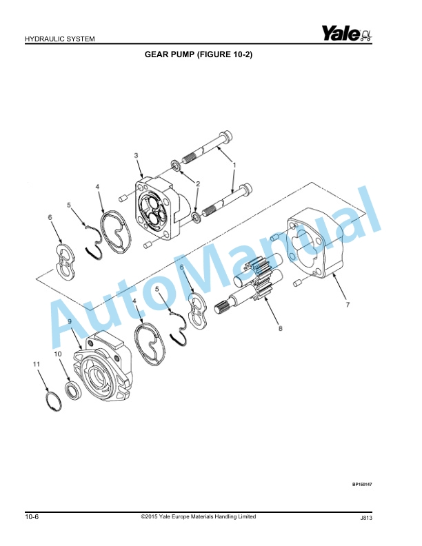 Yale J813 GLP-GDP40VX5, 40VX6, 45VX6, 45SVX5, 50VX, 55VX Parts Manual 550068680 3 Yale J813 GLP-GDP40VX5, 40VX6, 45VX6, 45SVX5, 50VX, 55VX Parts Manual 550068680 - Image 3