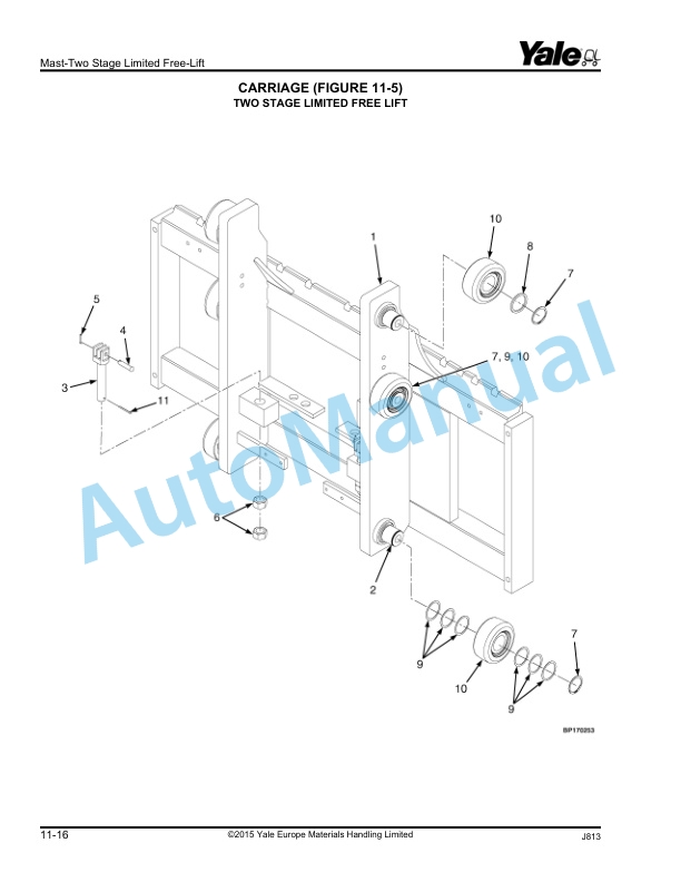 Yale J813 GLP-GDP40VX5, 40VX6, 45VX6, 45SVX5, 50VX, 55VX Parts Manual 550068680 4 Yale J813 GLP-GDP40VX5, 40VX6, 45VX6, 45SVX5, 50VX, 55VX Parts Manual 550068680 - Image 4