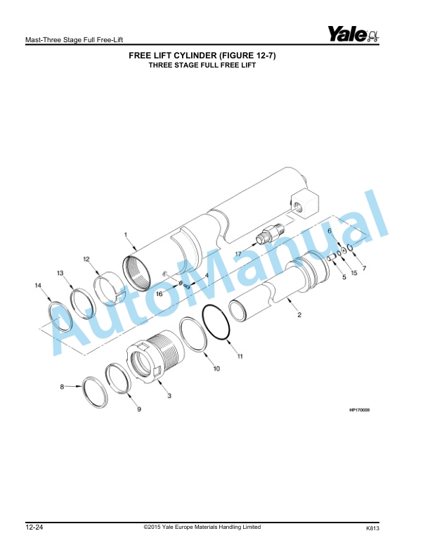 Yale K813 GLP-GDP40VX, GLP-GDP45VX, GLP-GDP50VX, GLP-GDP55VX Parts Manual 550118542 5 Yale K813 GLP-GDP40VX, GLP-GDP45VX, GLP-GDP50VX, GLP-GDP55VX Parts Manual 550118542 - Image 5